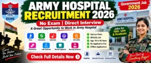 Army Hospital Recruitment 2026: Peon, Driver, Clerk & Other Posts