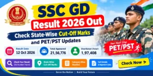 SSC GD Result 2026 Out pdf: State-Wise Cut-Off Marks